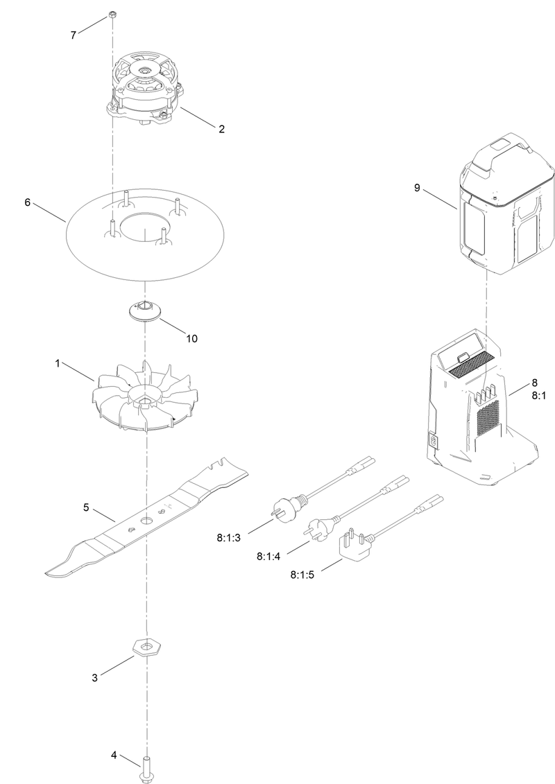 Motor Module and Blade Assembly