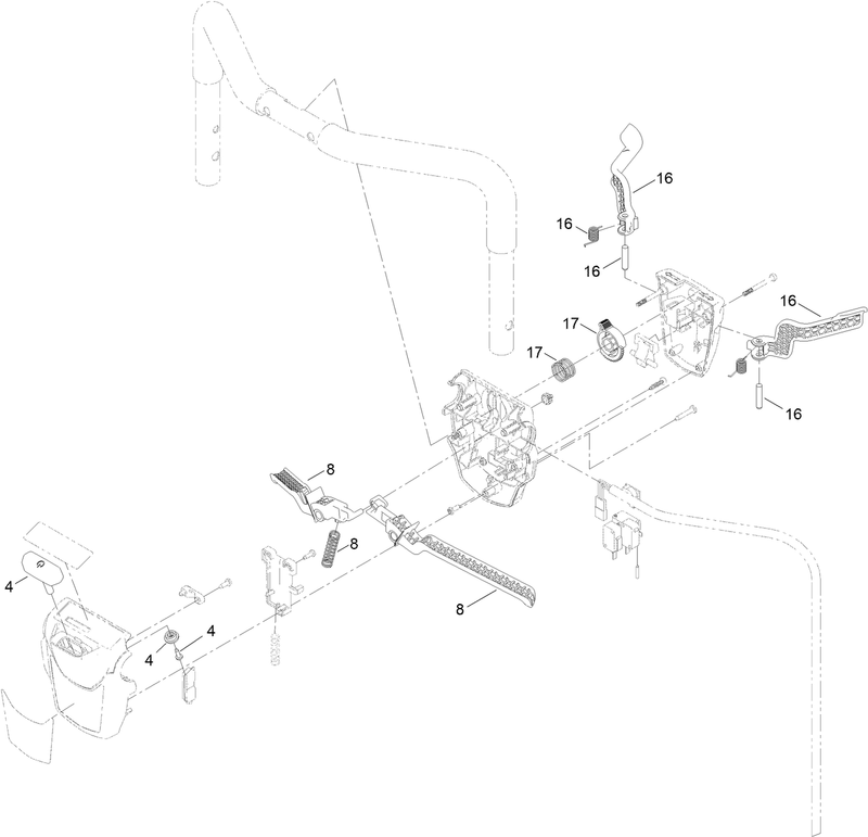 Handle Bar Control Assembly No 134 6355