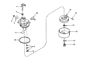 Carburetor No 631699