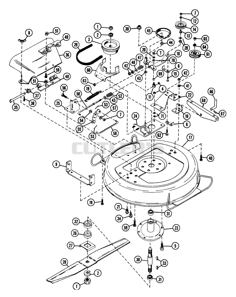 Mower 32" (Up To S/N 000501)