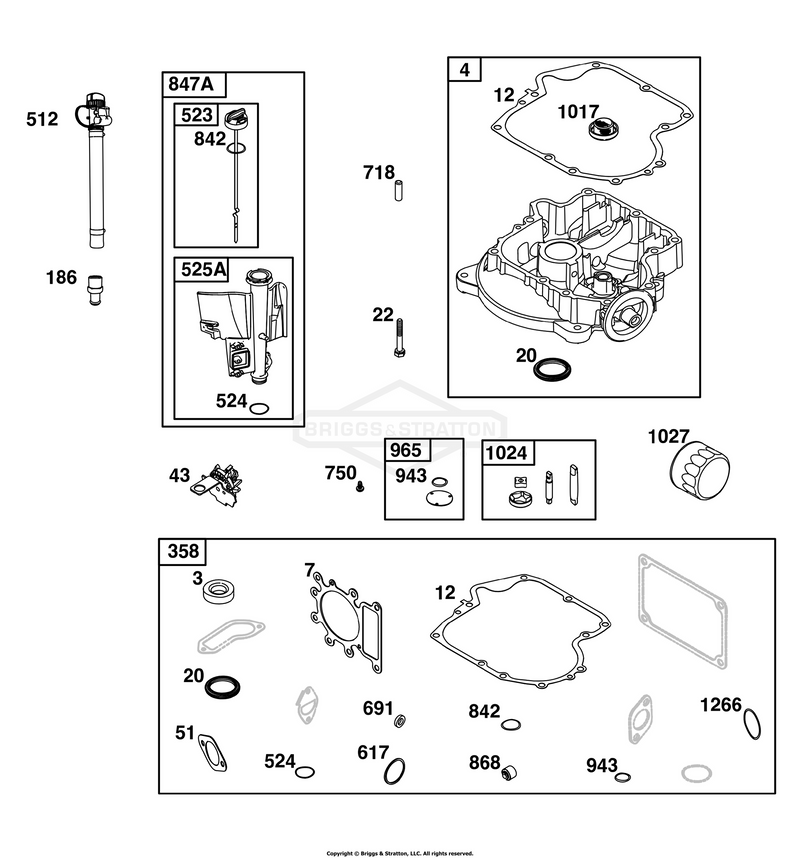 Crankcase Cover/Sump and Lubrication Group