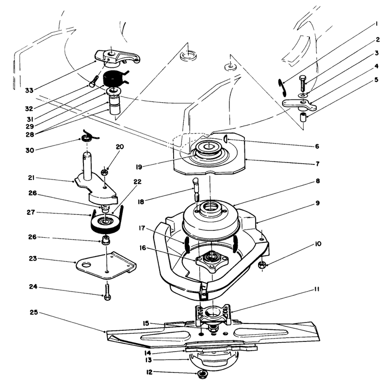 Blade Brake Clutch Assembly