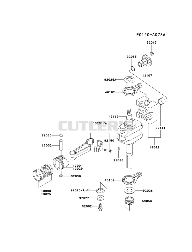 PISTON/CRANKSHAFT