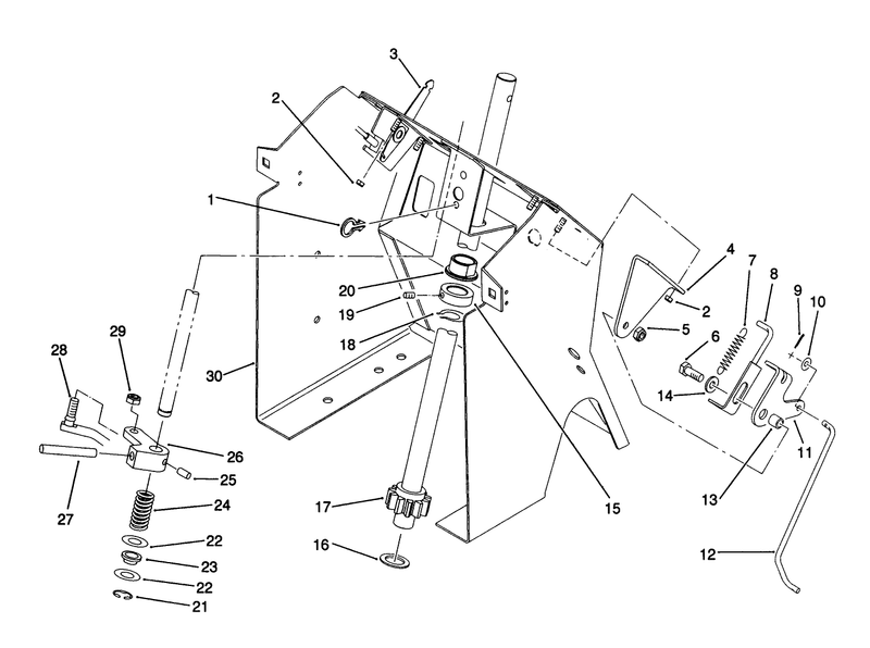 Steering Shaft And Indicator Assembly
