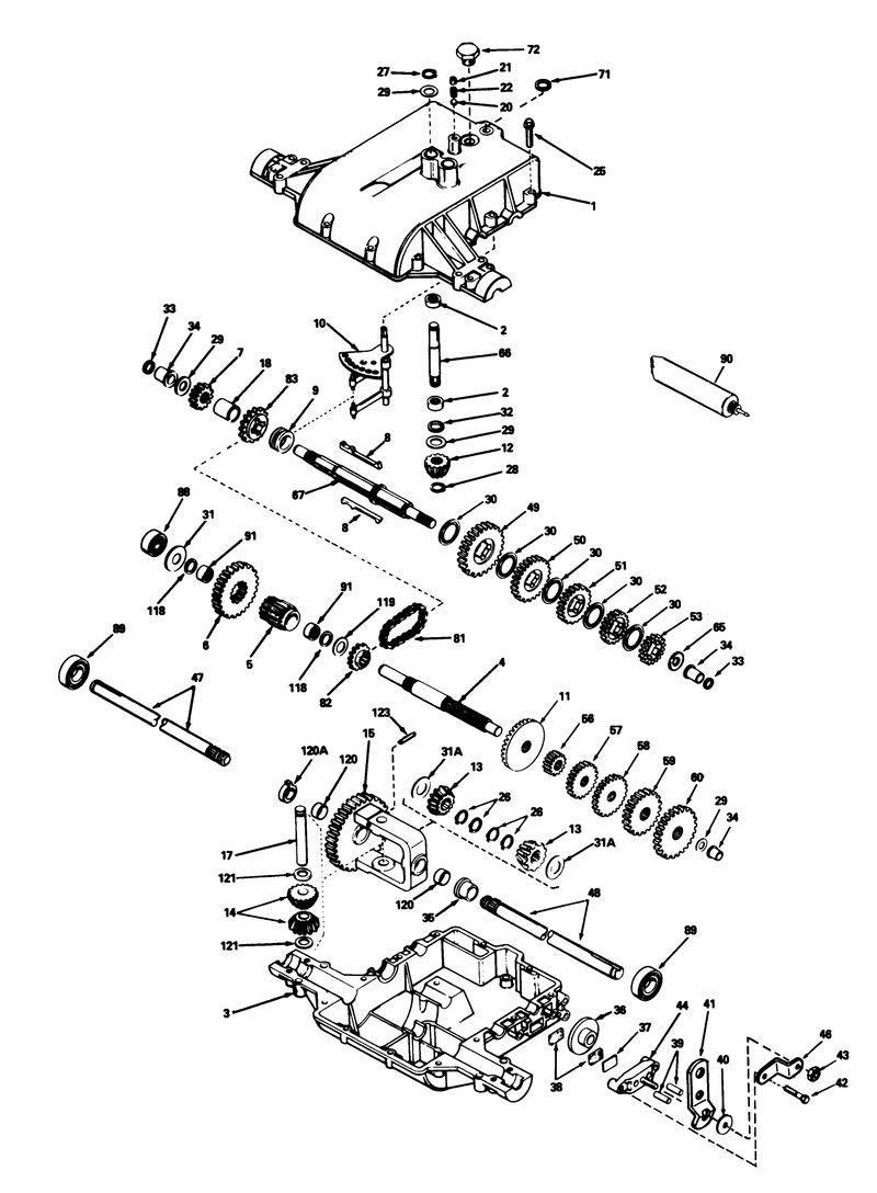 Transaxle Peerless Model No 801 062