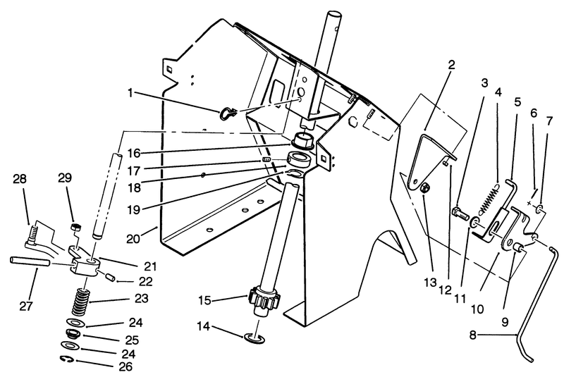 Steering Shaft And Indicator Assembly