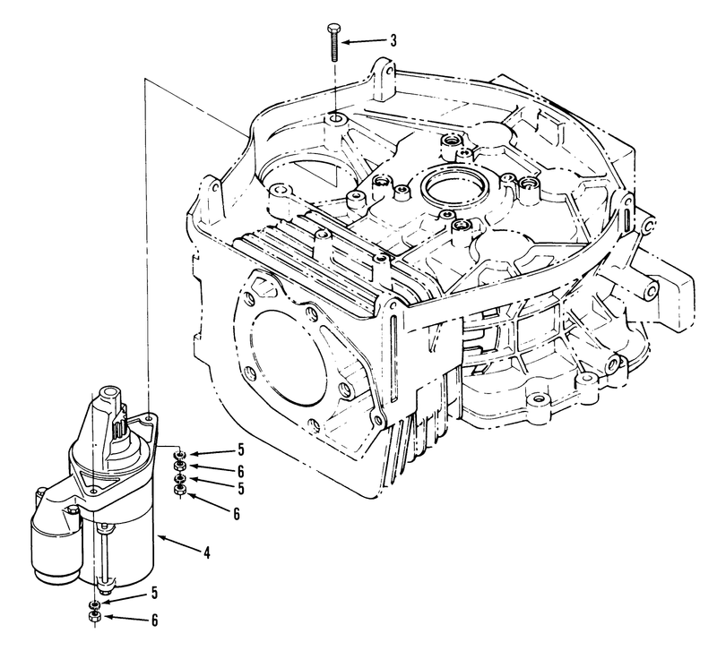14hp Engine Starter Assembly