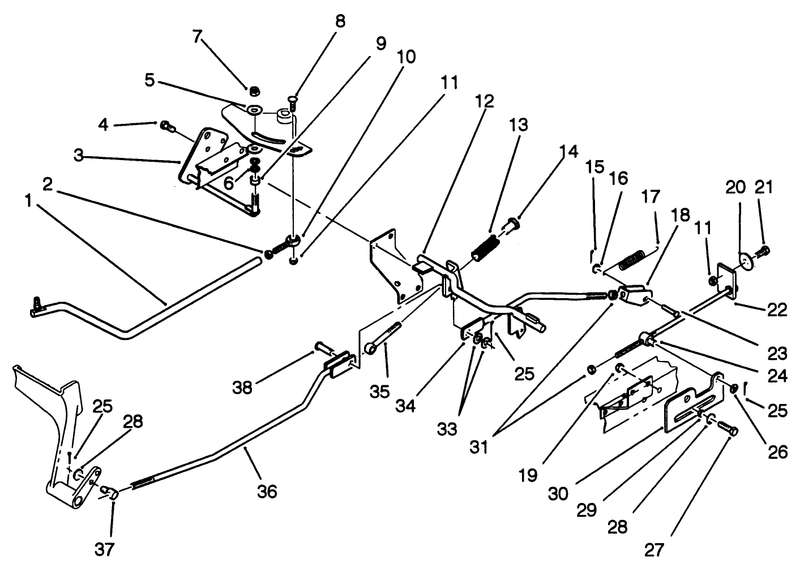 Brake And Hydro Linkage