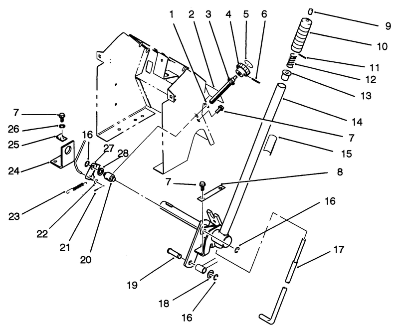 Lift Bar Linkage Assembly