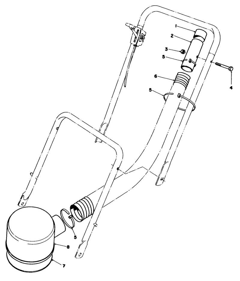 Remote Air Cleaner Kit No 43 6940 optional
