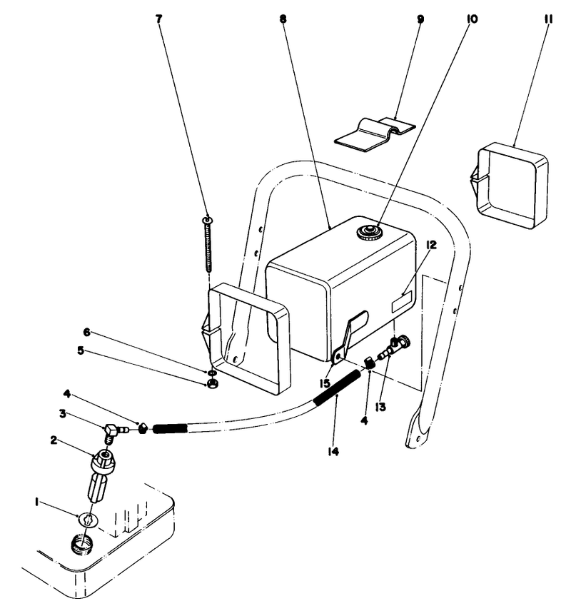 Remote Fuel Tank Kit No 39 6880 optional