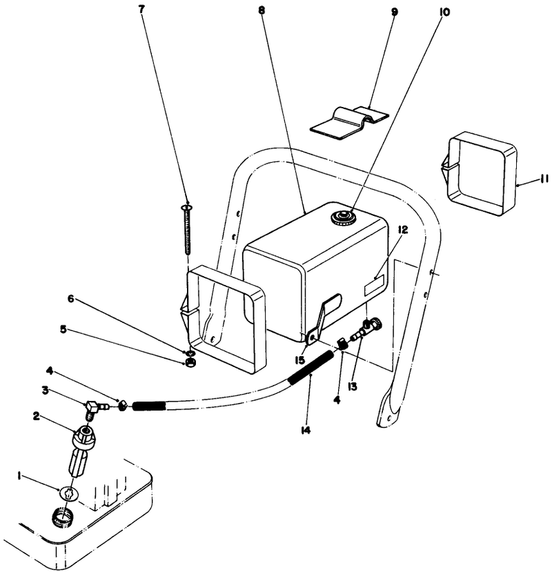 Remote Fuel Tank Kit No 39 6880 optional