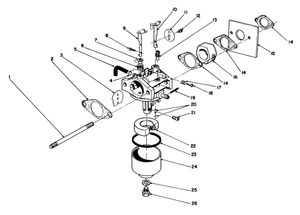 Carburetor Assembly Model No 47pk9-3