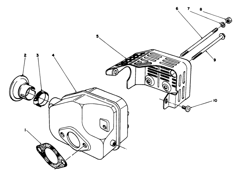 Muffler Assembly model No 47pl0 3