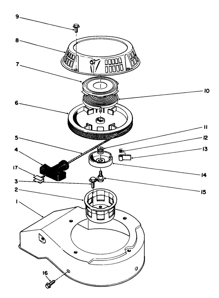 Recoil Assembly model No 47pl0 3
