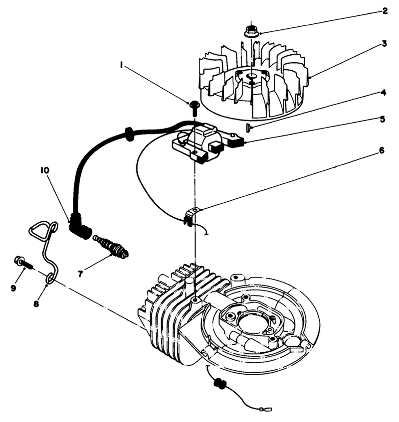 Flywheel and Magneto Assembly