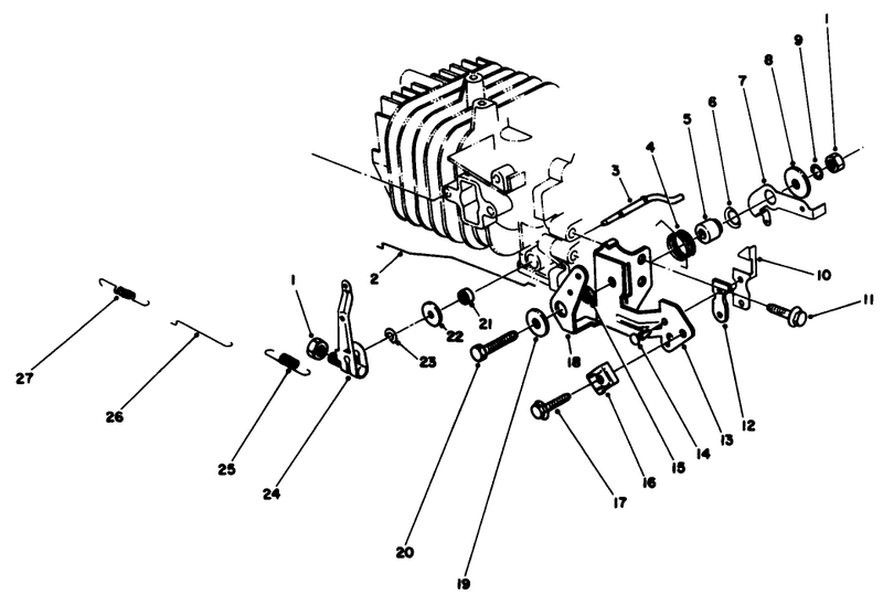 Governor Assembly machine Serial No 6003641 and Up