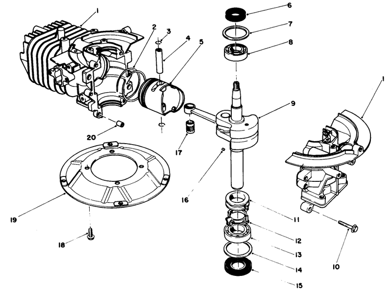 Engine Assembly Model No 47pg6