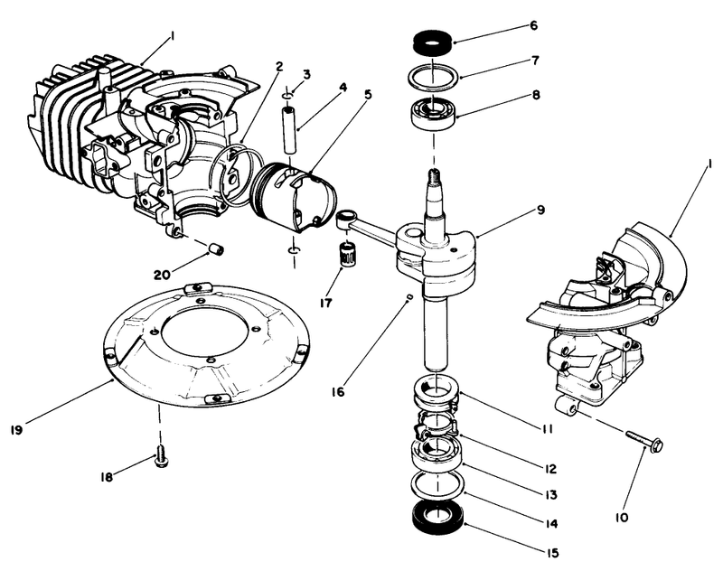 Engine Assembly Model No 47ph7