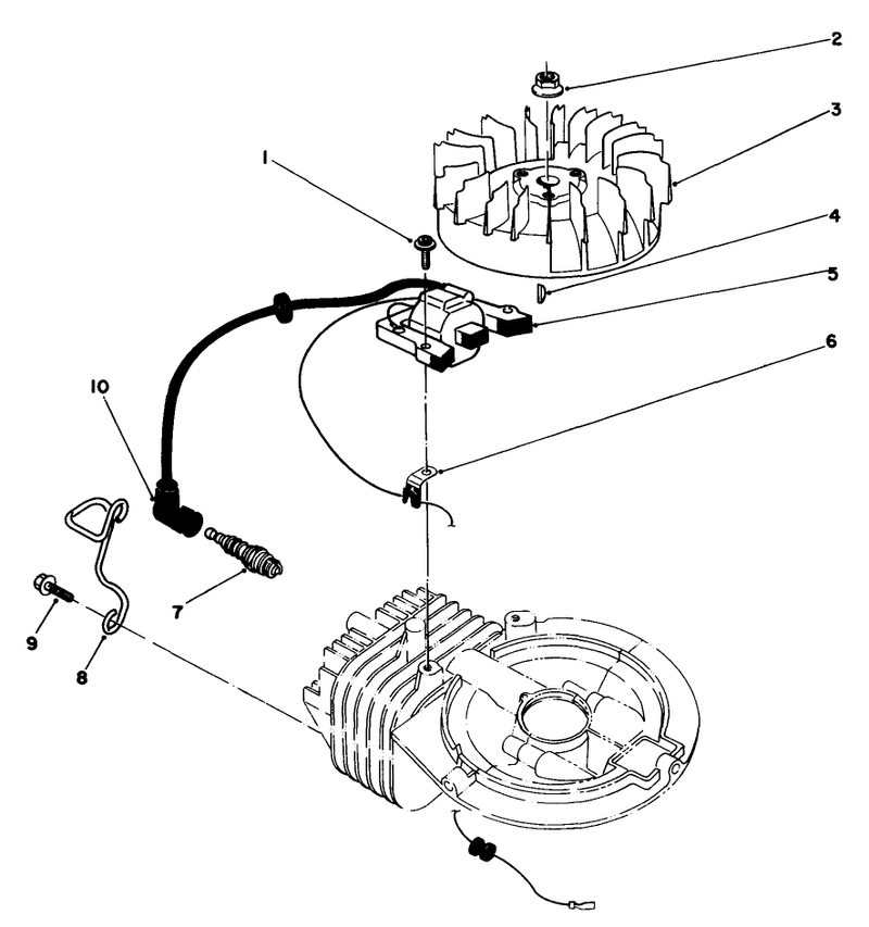 Engine Assembly Model No 47pj8