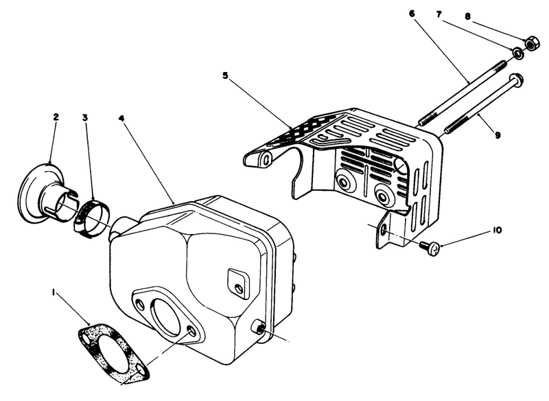 Muffler Assembly model No 47pg6