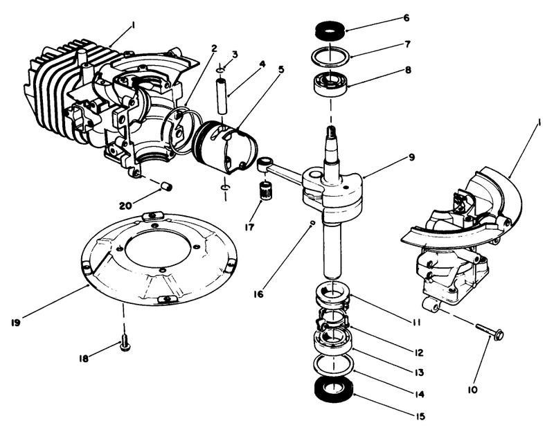 Engine Assembly Model No 47ph7