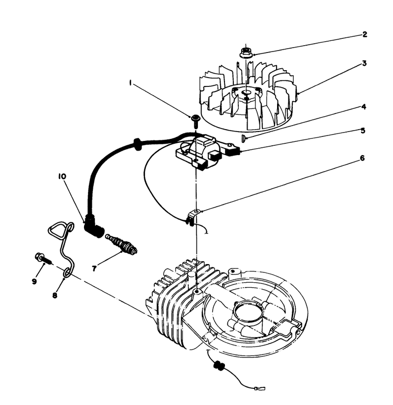 Engine Assembly Model No 47pj8