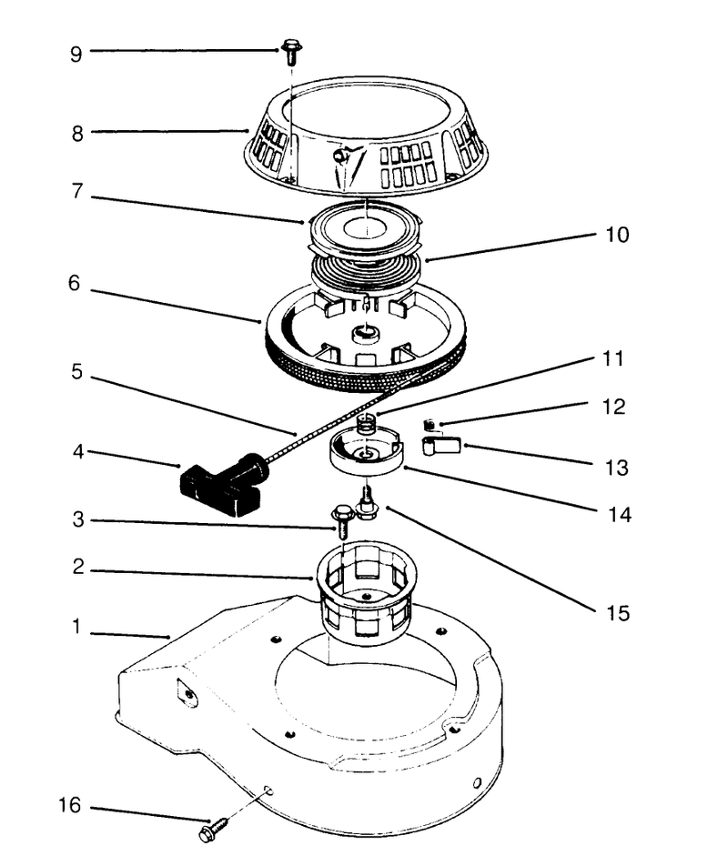 Recoil Assembly model No 47ps5 3