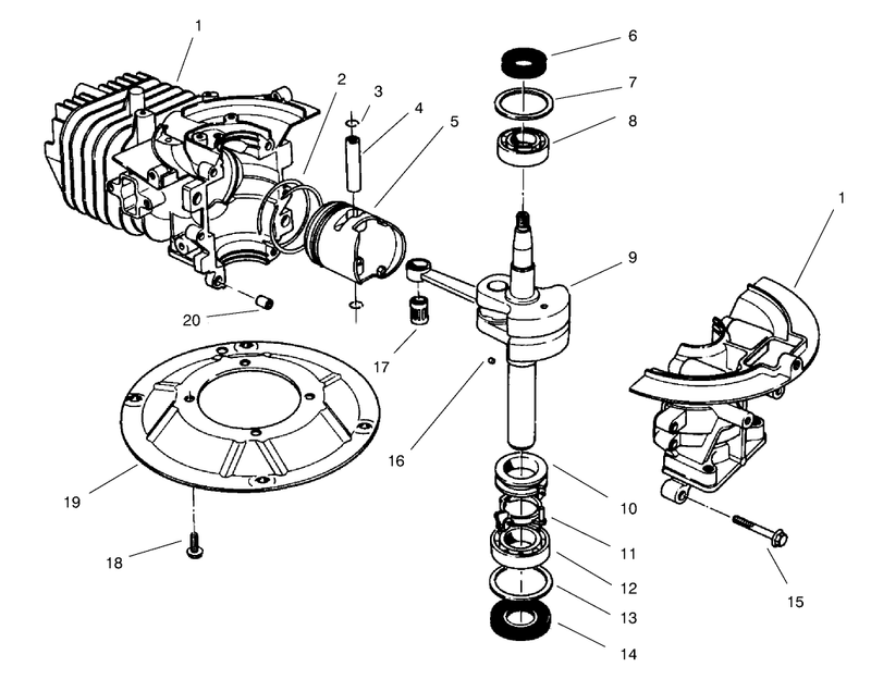 Crankshaft Assebly model No 47pt7 3
