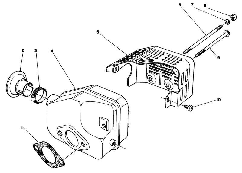 Muffler Assembly model No 47pk9 3
