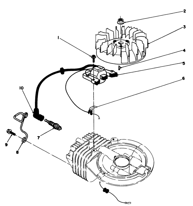 Engine Assembly Model No 47pj8 continued