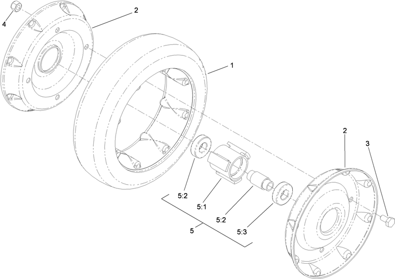 Wheel Assembly No 53 7720