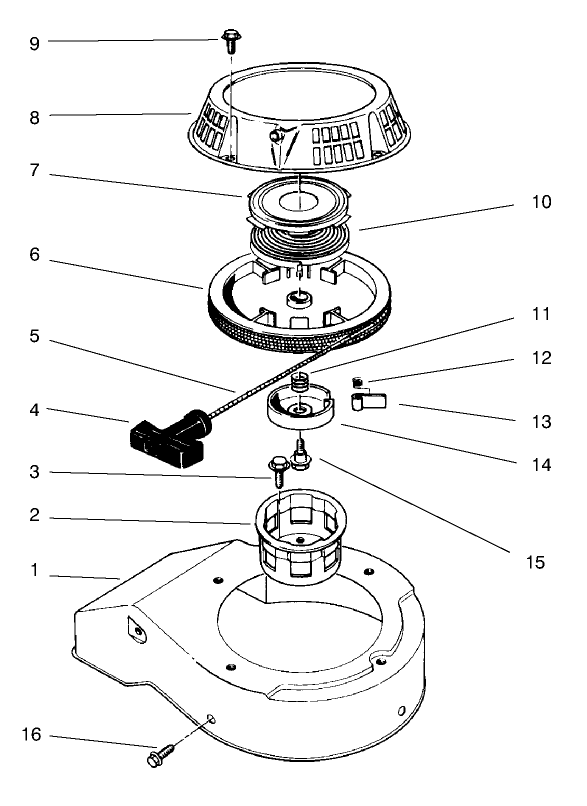 Recoil Assembly model No 47pt6 3