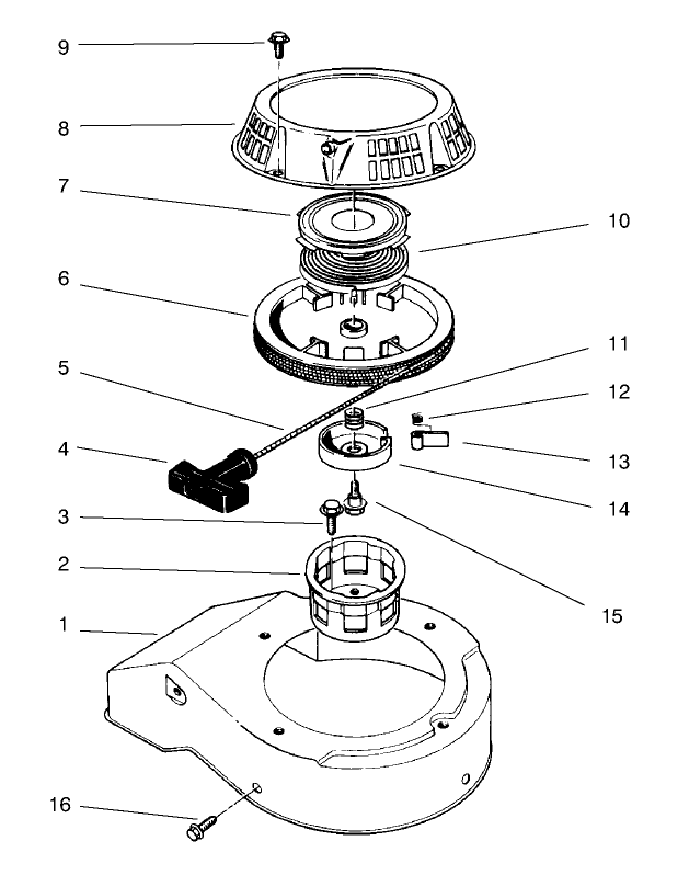 Recoil Assembly model No 47pt7 3