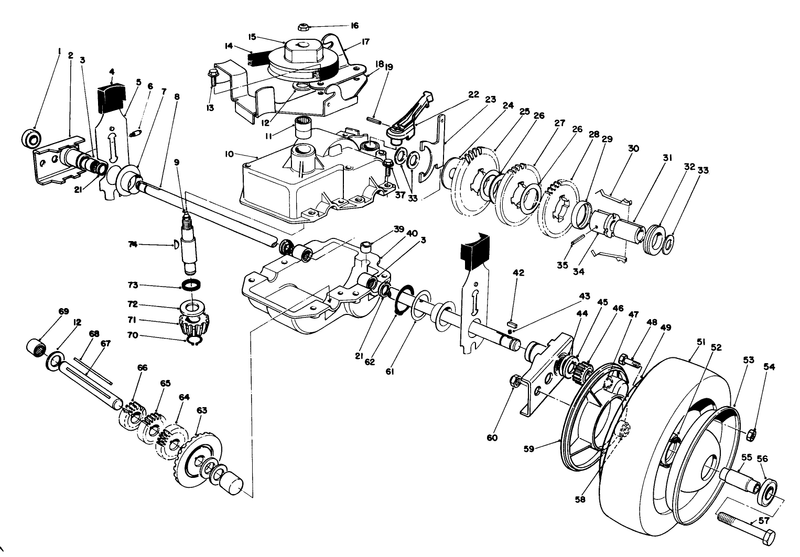 Gear Case Assembly model 22035