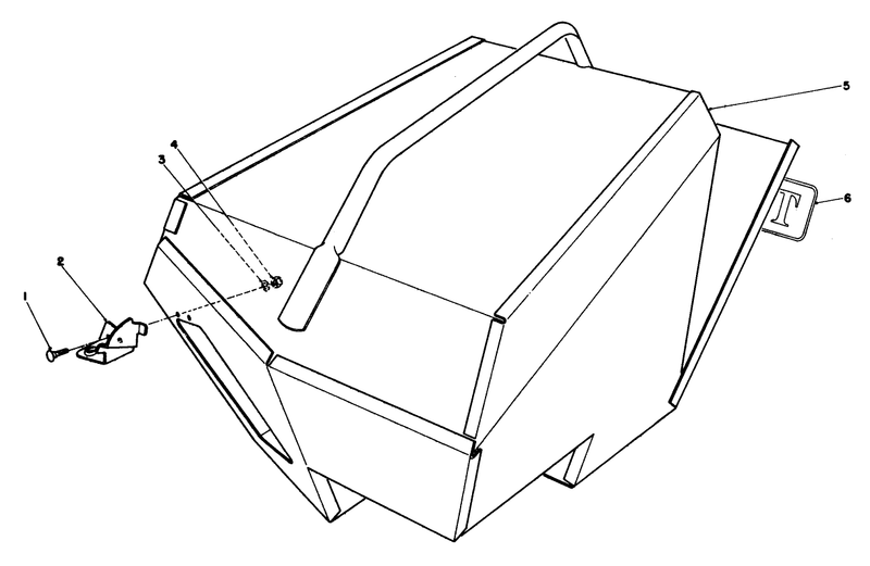 Steel Grass Catcher model 22099optional