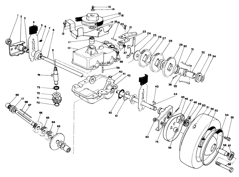 Gear Case Assembly model 22035