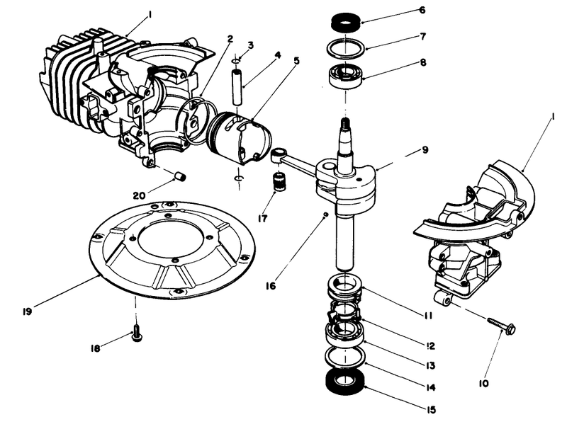 Engine Assembly Model No 47ph7
