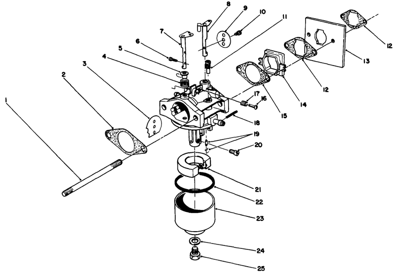 Engine Assembly Model No 47pj8 continued