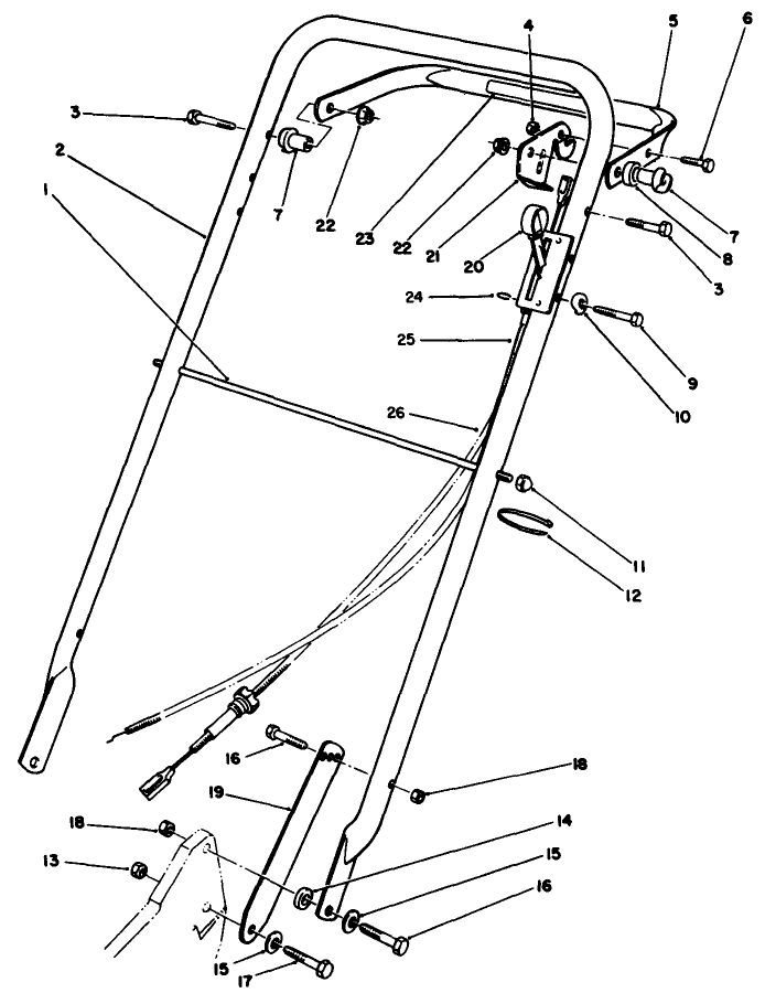 Handle Assembly model 22035