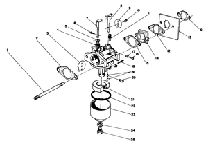 Carburetor Assembly Model No 47pg6