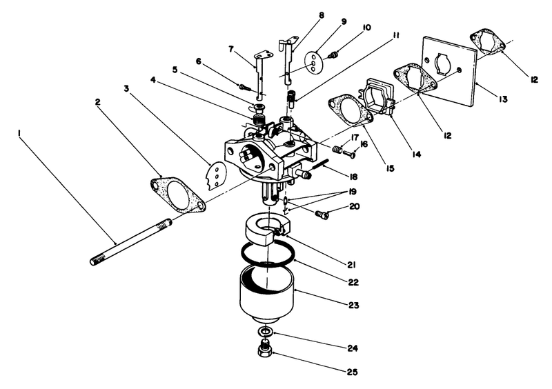 Carburetor Assembly model No 47pg6