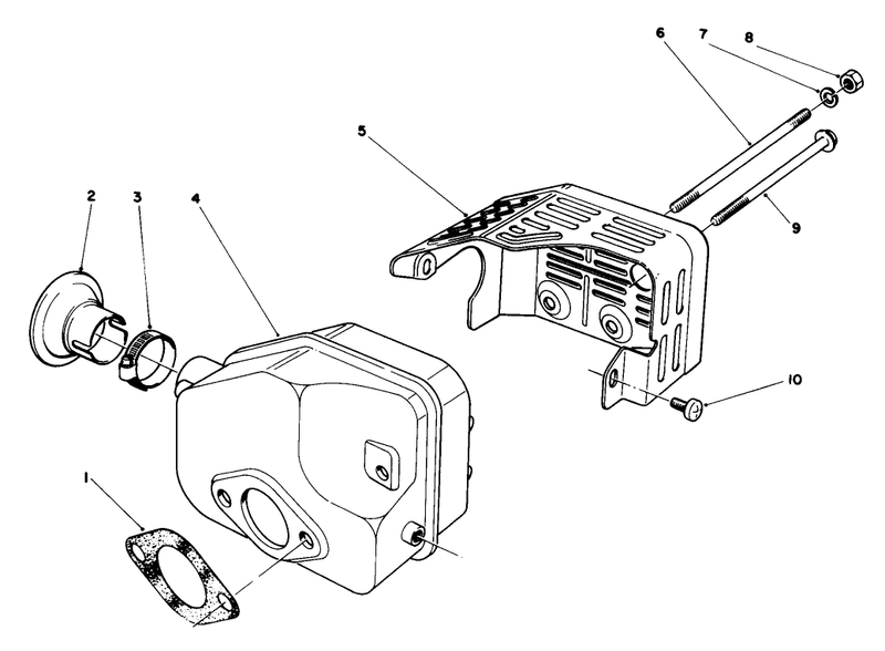 Muffler Assembly model No 47pg6