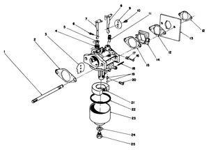 Carburetor Assembly Model No 47ph7
