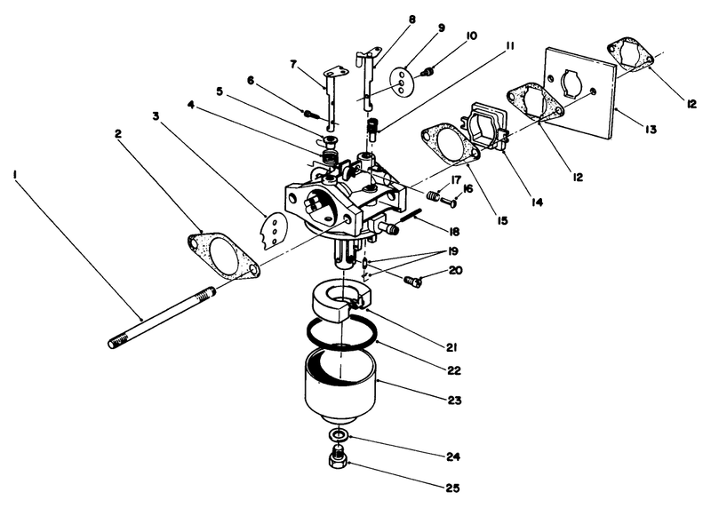 Carburetor Assembly model No 47ph7