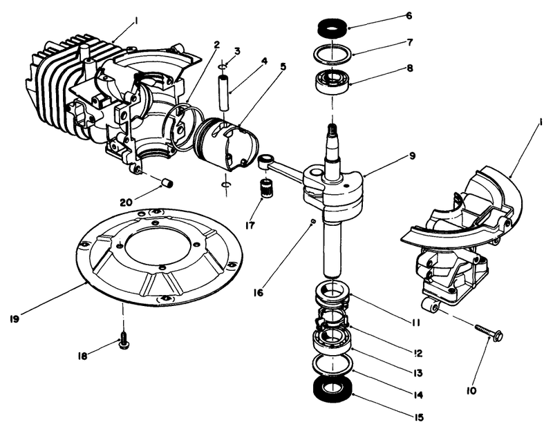 Crankshaft Assembly model No 47ph7
