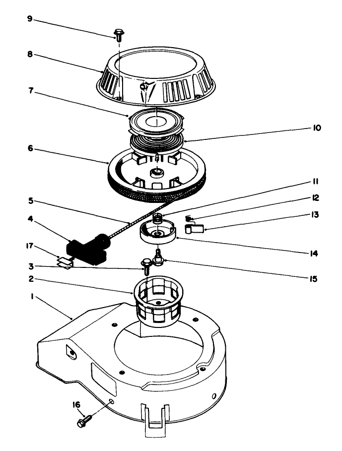 Recoil Assembly model No 47pj8