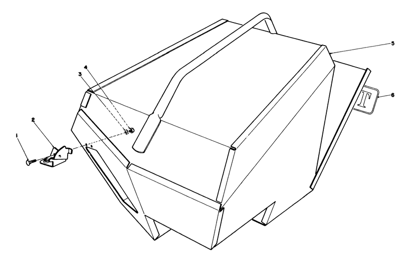 Steel Grass Catcher model 22099optional