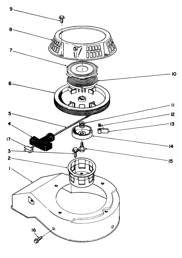 Recoil Assembly model No 47pk9 3