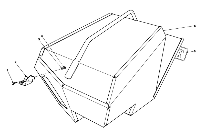 Steel Grass Catcher model 22099optional
